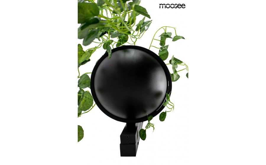 MOOSEE lampa ścienna PLANT WALL czarna