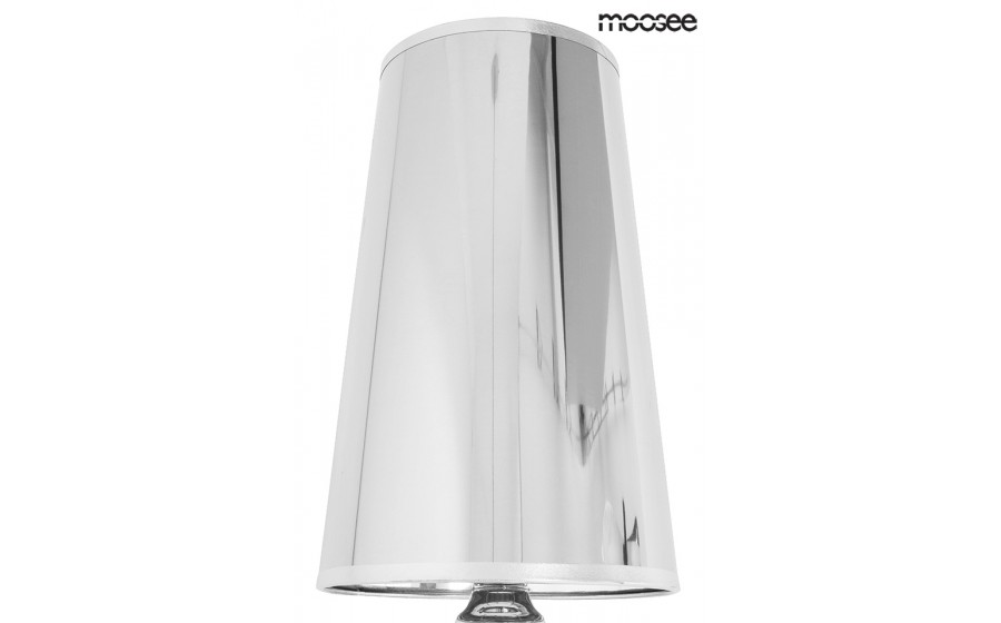 MOOSEE lampa ścienna QUEEN 15 srebrna