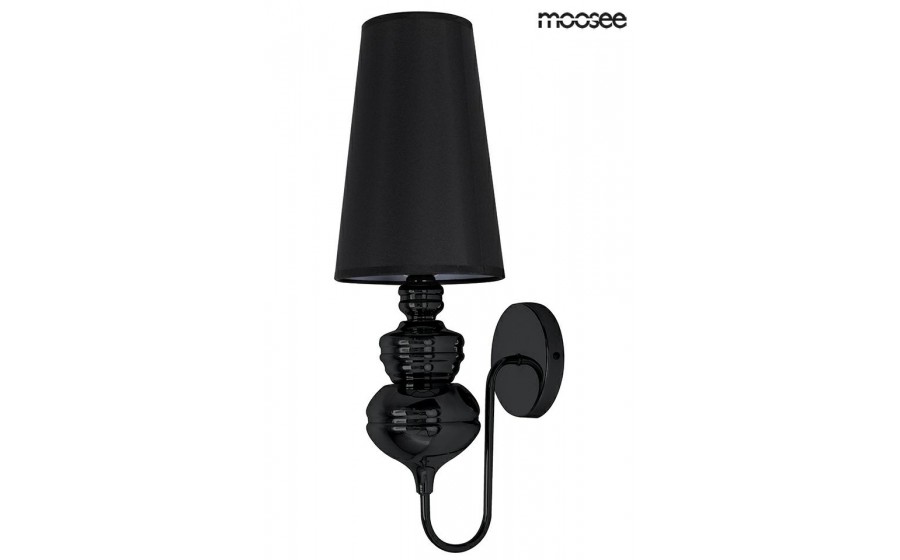 MOOSEE lampa ścienna QUEEN 20 czarna