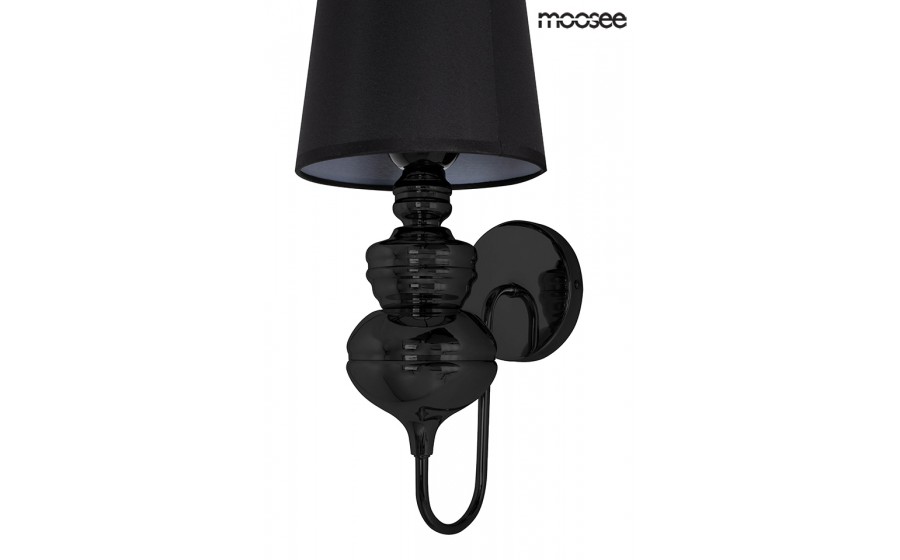 MOOSEE lampa ścienna QUEEN 20 czarna