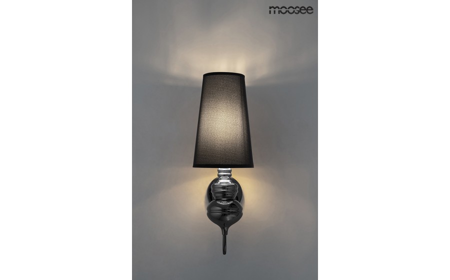 MOOSEE lampa ścienna QUEEN 20 czarna