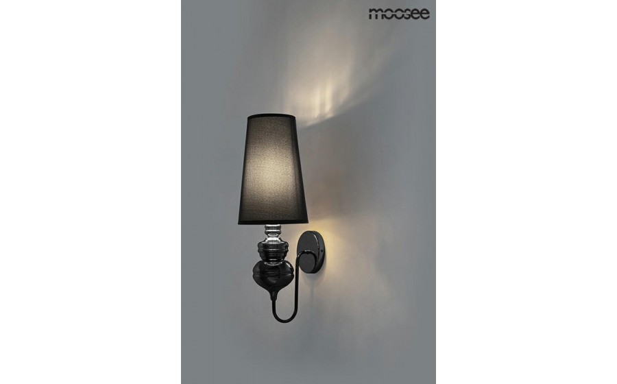 MOOSEE lampa ścienna QUEEN 20 czarna