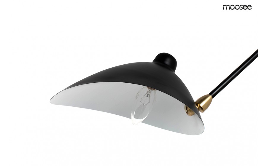 MOOSEE lampa ścienna RAVEN  - aluminium, stal węglowa