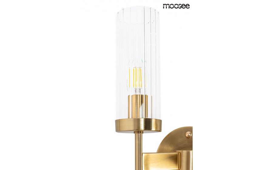 MOOSEE lampa ścienna TORCH TWIN złota