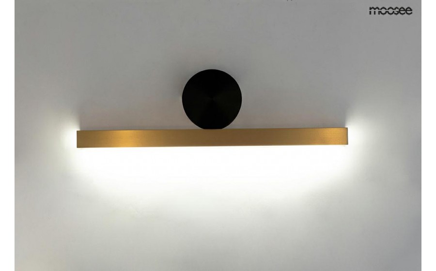 MOOSEE lampa ścienna WAND 45 złota