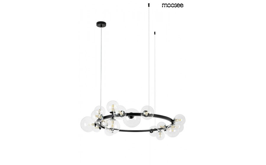 MOOSEE lampa wisząca ALURE 120 czarna