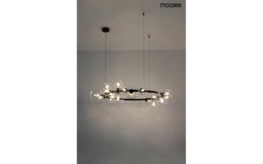 MOOSEE lampa wisząca ALURE 120 czarna