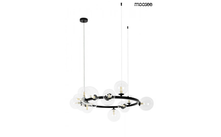 MOOSEE lampa wisząca ALURE 85 czarna