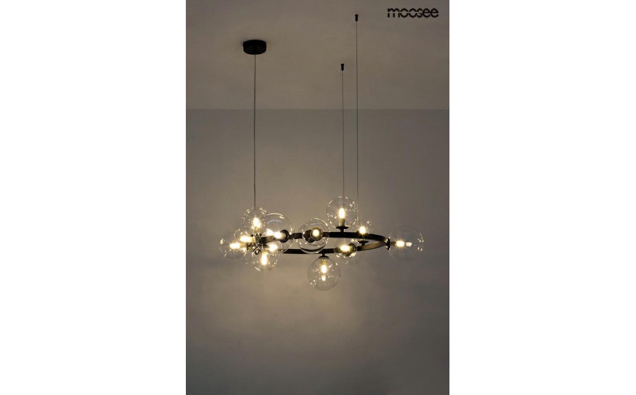 MOOSEE lampa wisząca ALURE 85 czarna