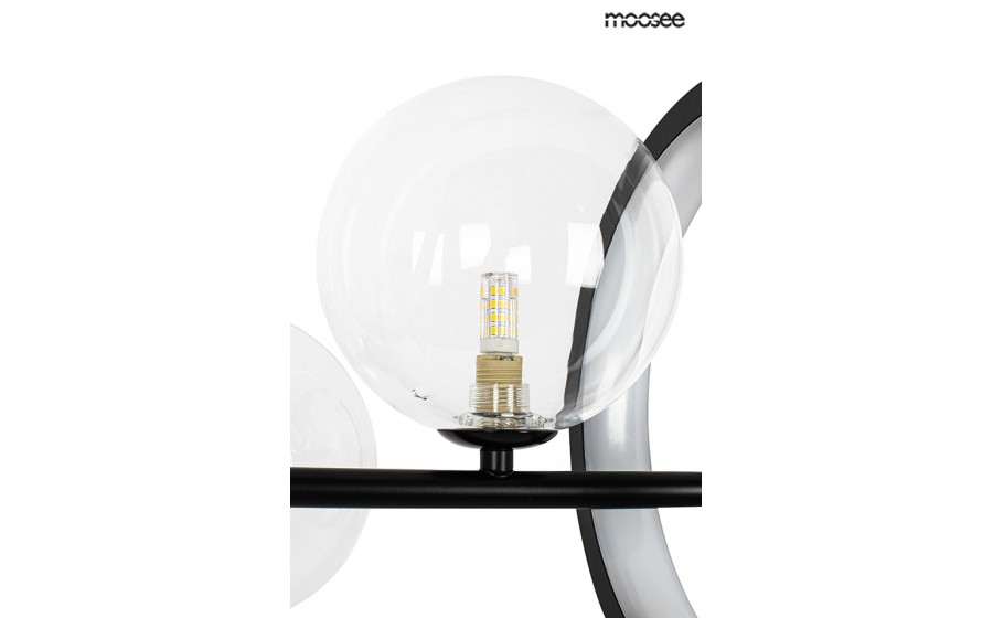 MOOSEE lampa wisząca ALURE LINE 90 czarna