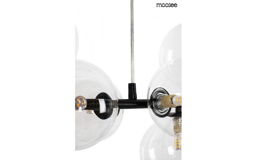 MOOSEE lampa wisząca ALURE LINE 90 czarna