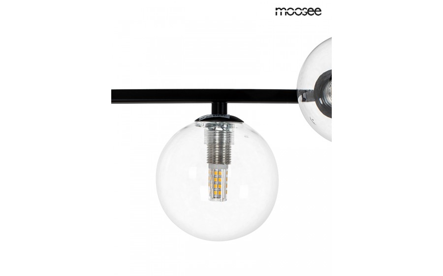 MOOSEE lampa wisząca ALURE LINE TWIN 120 czarna