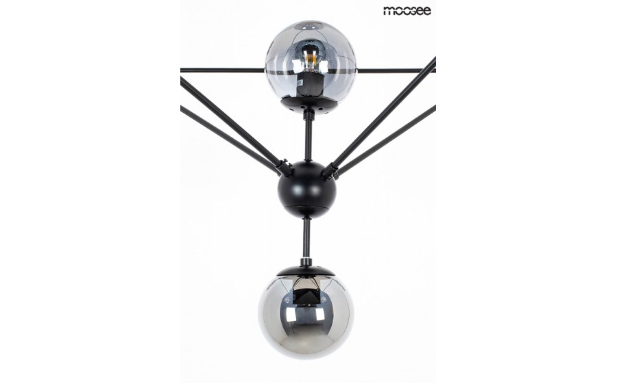 MOOSEE lampa wisząca ASTRIFERO 15 czarna