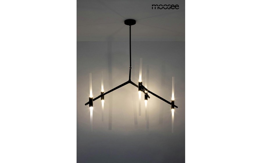 MOOSEE lampa wisząca CANDELABR 10 czarna