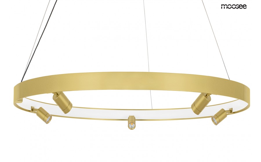 MOOSEE lampa wisząca CIRCLE SPOT 98 GOLD złota