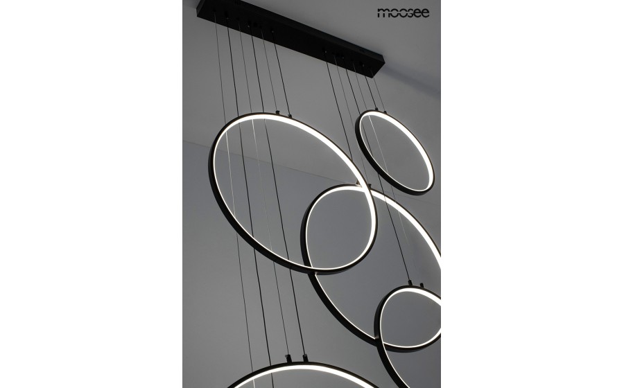 MOOSEE lampa wisząca CIRCULO SIX czarna