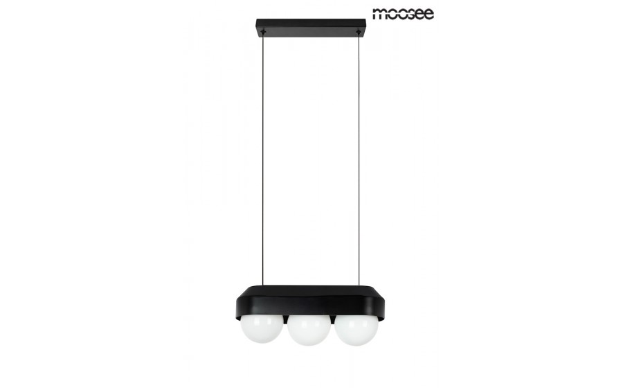 MOOSEE lampa wisząca DROPS 3 czarna