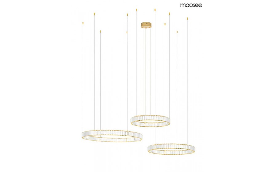 MOOSEE lampa wisząca LIBERTY 3A złota