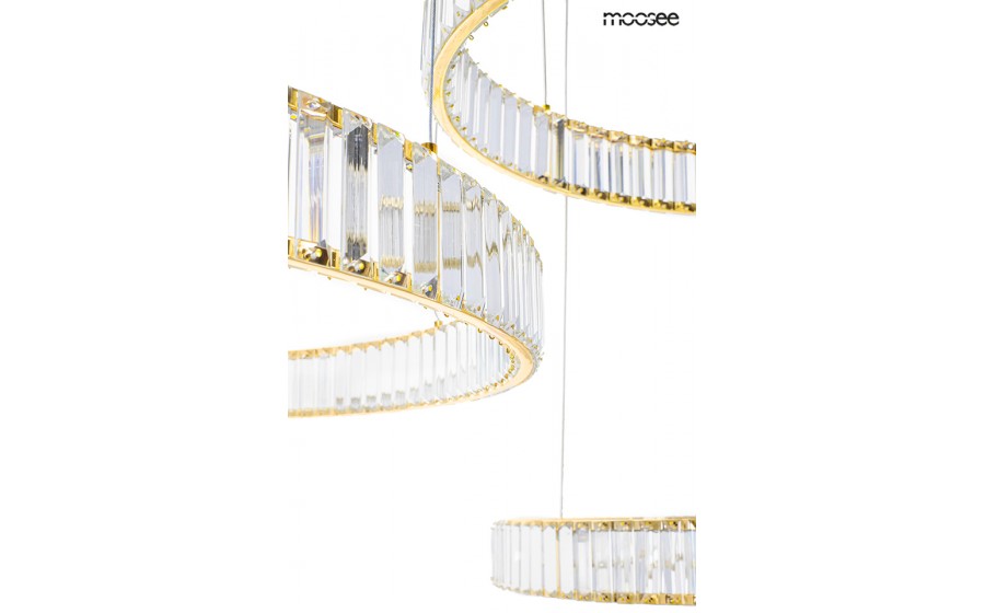 MOOSEE lampa wisząca LIBERTY 3B złota