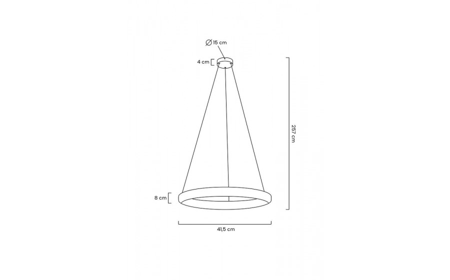 MOOSEE lampa wisząca LIBERTY 40 złota