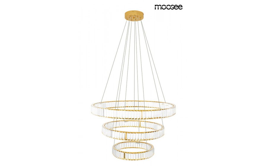 MOOSEE lampa wisząca LIBERTY TRIPLES złota