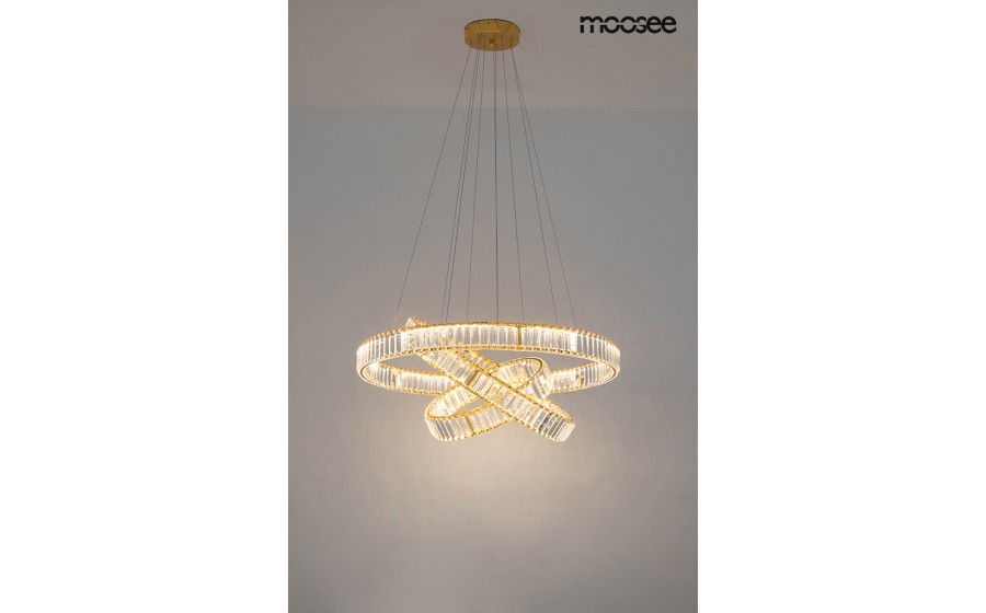 MOOSEE lampa wisząca LIBERTY TRIPLES złota