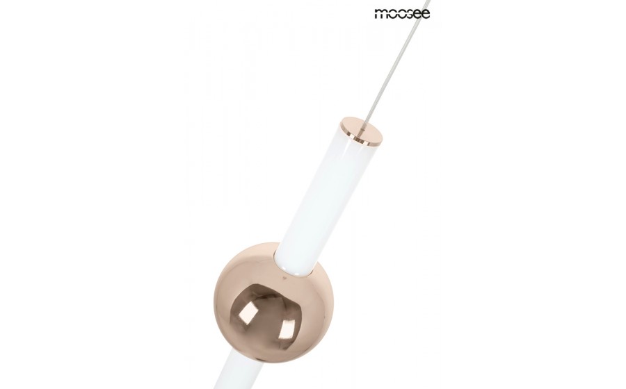 MOOSEE lampa wisząca LIBRA 60 IN  biała / złota