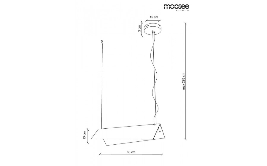 MOOSEE lampa wisząca PICCO S - złota