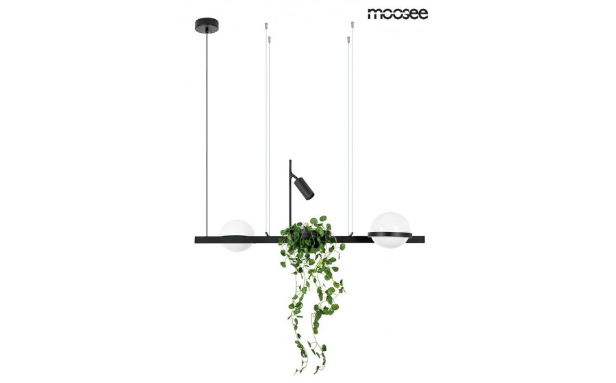 MOOSEE lampa wisząca PLANT czarna