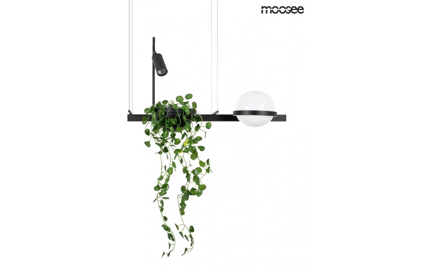 MOOSEE lampa wisząca PLANT czarna