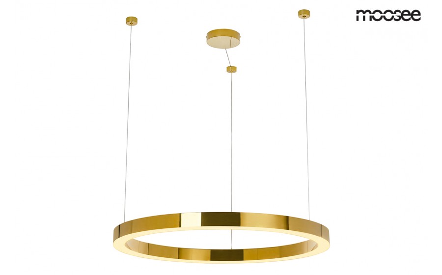 MOOSEE lampa wisząca RING LUXURY 90  złota