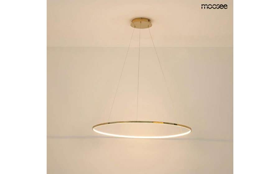 MOOSEE lampa wisząca RING SLIM 80 złota