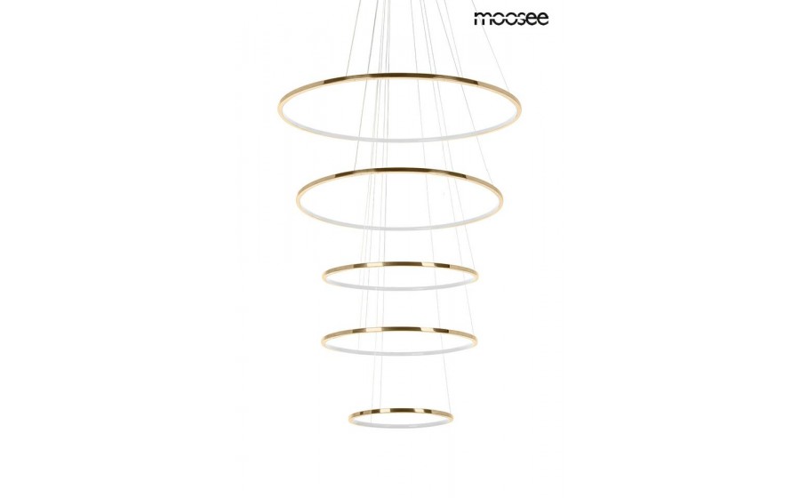 MOOSEE lampa wisząca RING SLIM L złota