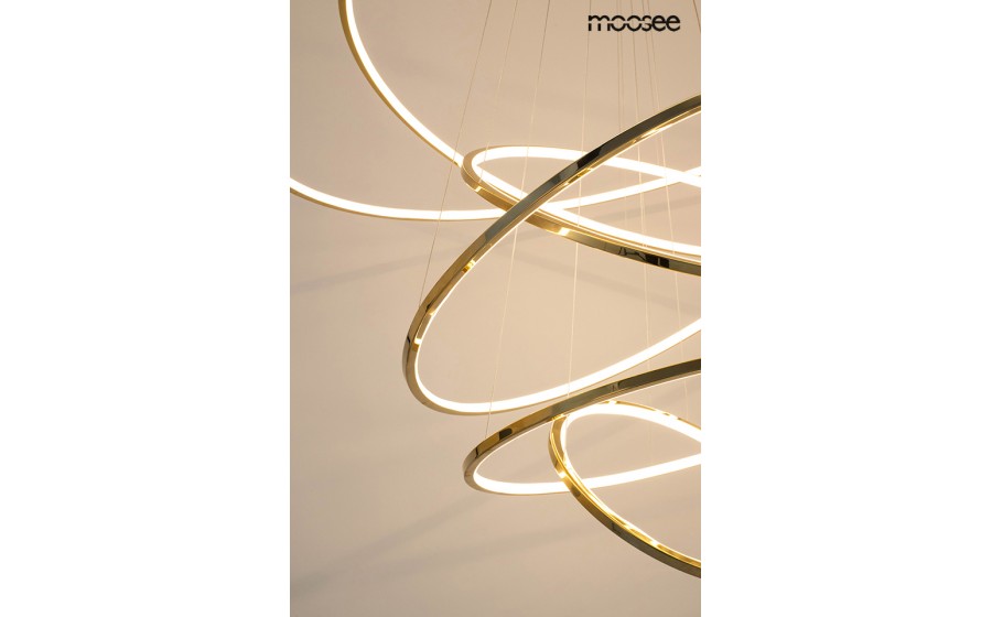 MOOSEE lampa wisząca RING SLIM L złota