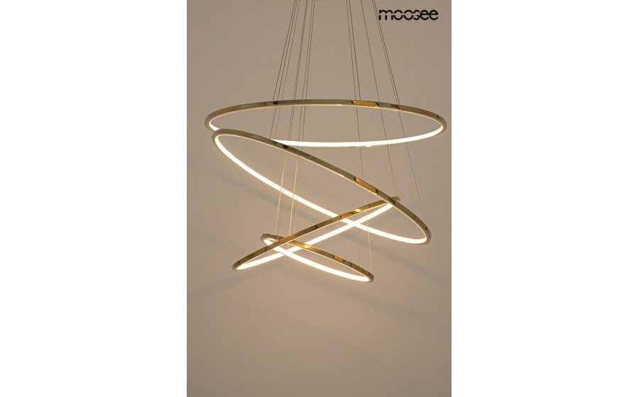 MOOSEE lampa wisząca RING SLIM M złota