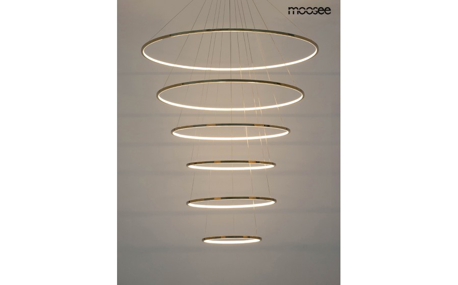 MOOSEE lampa wisząca RING SLIM XL złota