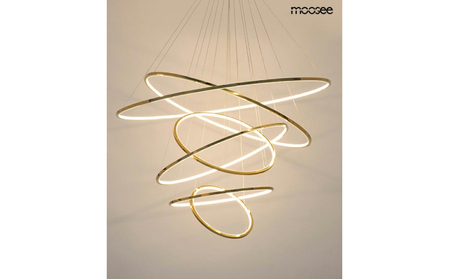 MOOSEE lampa wisząca RING SLIM XL złota