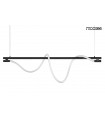 MOOSEE lampa wisząca SERPIENTE 120 czarna