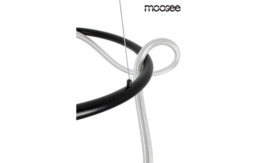 MOOSEE lampa wisząca SERPIENTE 60 czarna