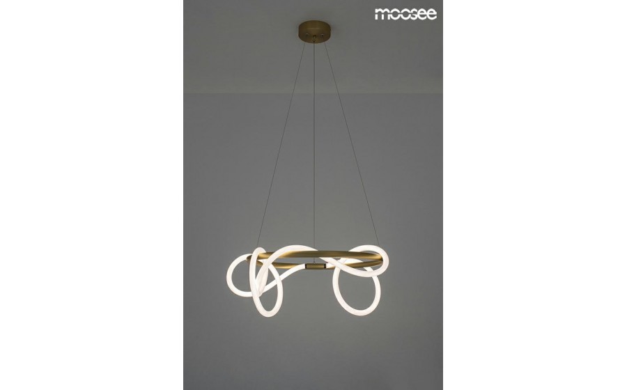 MOOSEE lampa wisząca SERPIENTE 60 złota