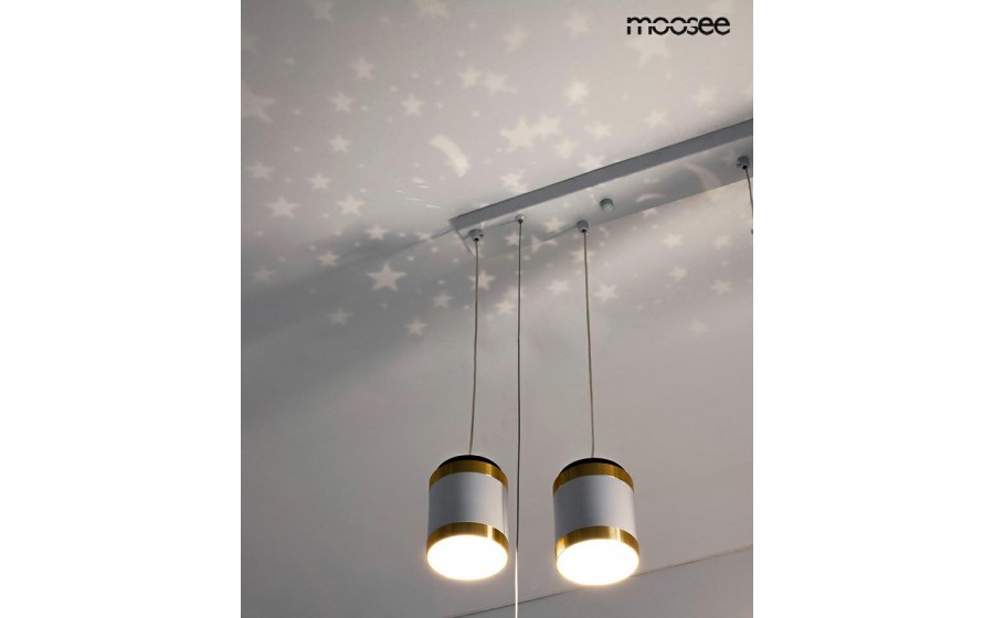 MOOSEE lampa wisząca STARS biała