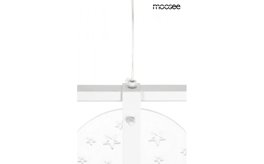 MOOSEE lampa wisząca STARS biała