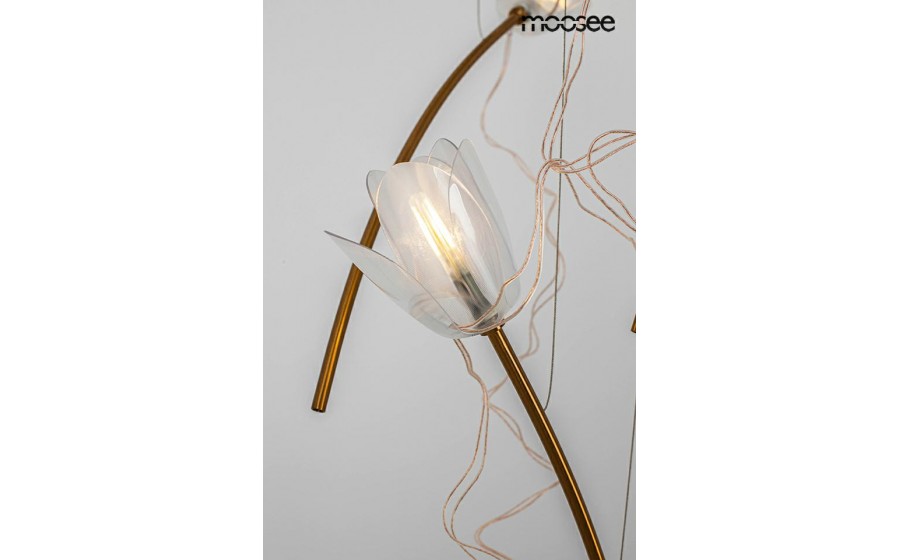 MOOSEE lampa wisząca TULIPPE 14 LINE  złota