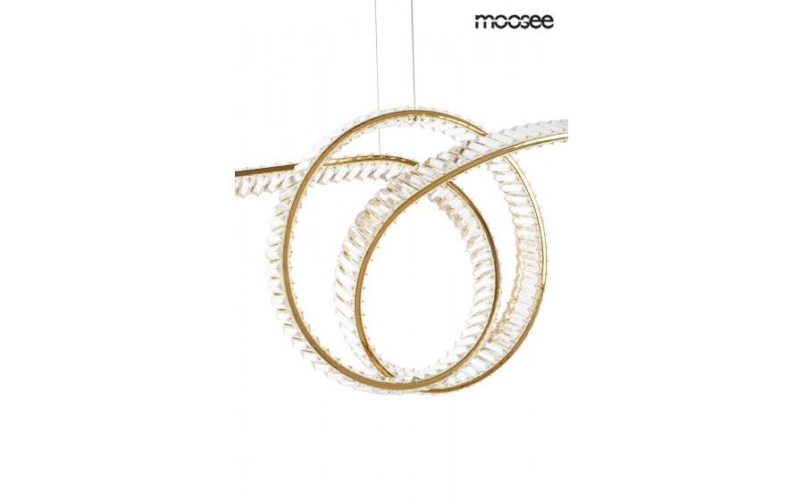 MOOSEE lampa wisząca WAVE 120 złota