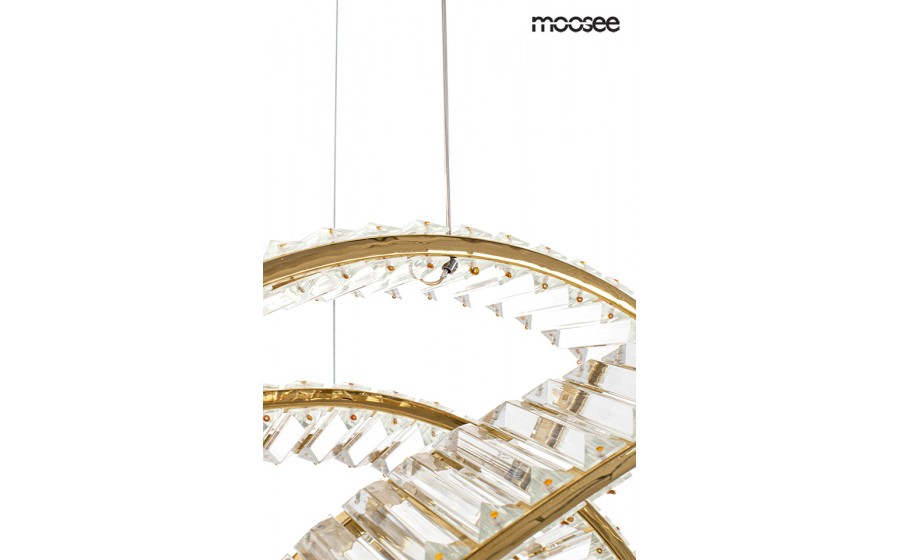 MOOSEE lampa wisząca WAVE 120 złota