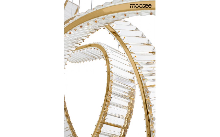 MOOSEE lampa wisząca WAVE 120 złota