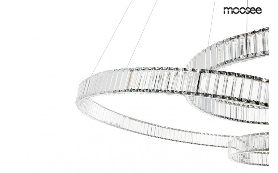 MOOSEE lampa wisząca WAVE 160A chrom