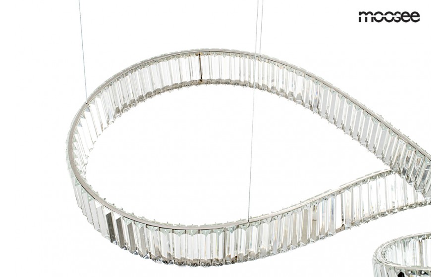 MOOSEE lampa wisząca WAVE 160B chrom