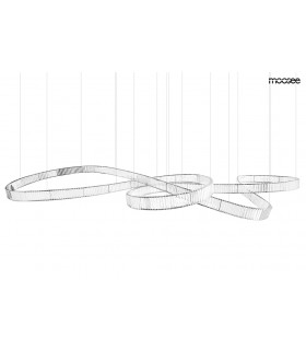 MOOSEE lampa wisząca WAVE 380 chrom