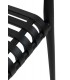 MODESTO krzesło STRIPS ARM czarne  -  polipropylen